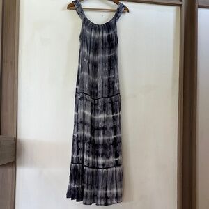 Indigo Tie-Dye Maxi Dress